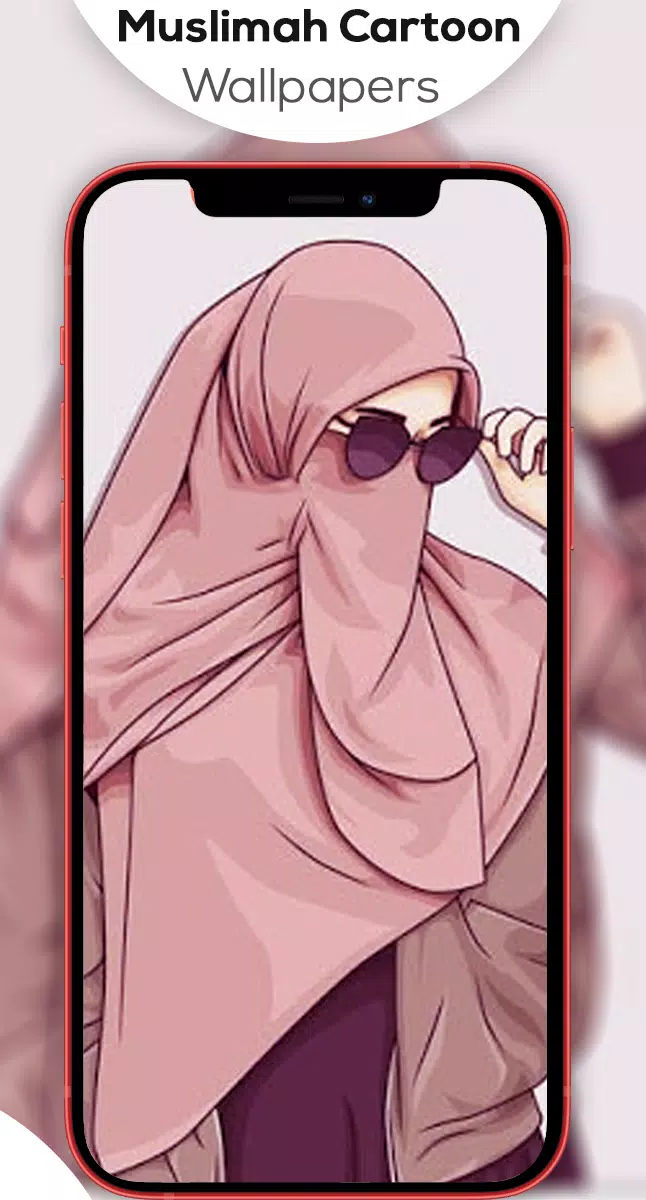 Muslimah Cartoon Wallpapers HD ဖန်သားပြင်ဓာတ်ပုံ 3
