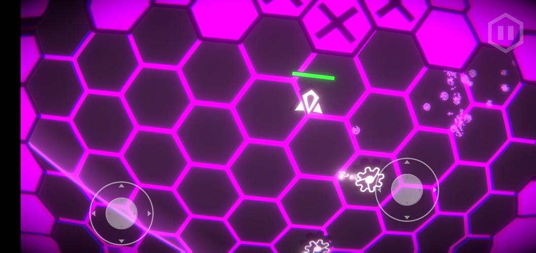 Hexa-Neon Shooter應用截圖第1張