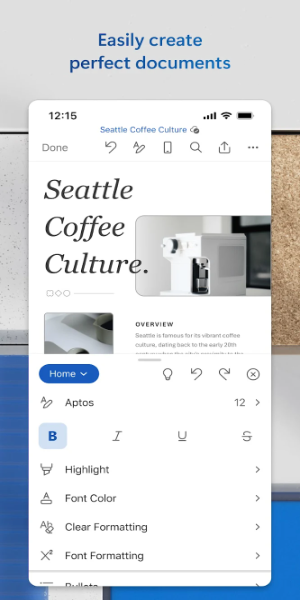 Microsoft Word: Edit Documents 스크린샷 0