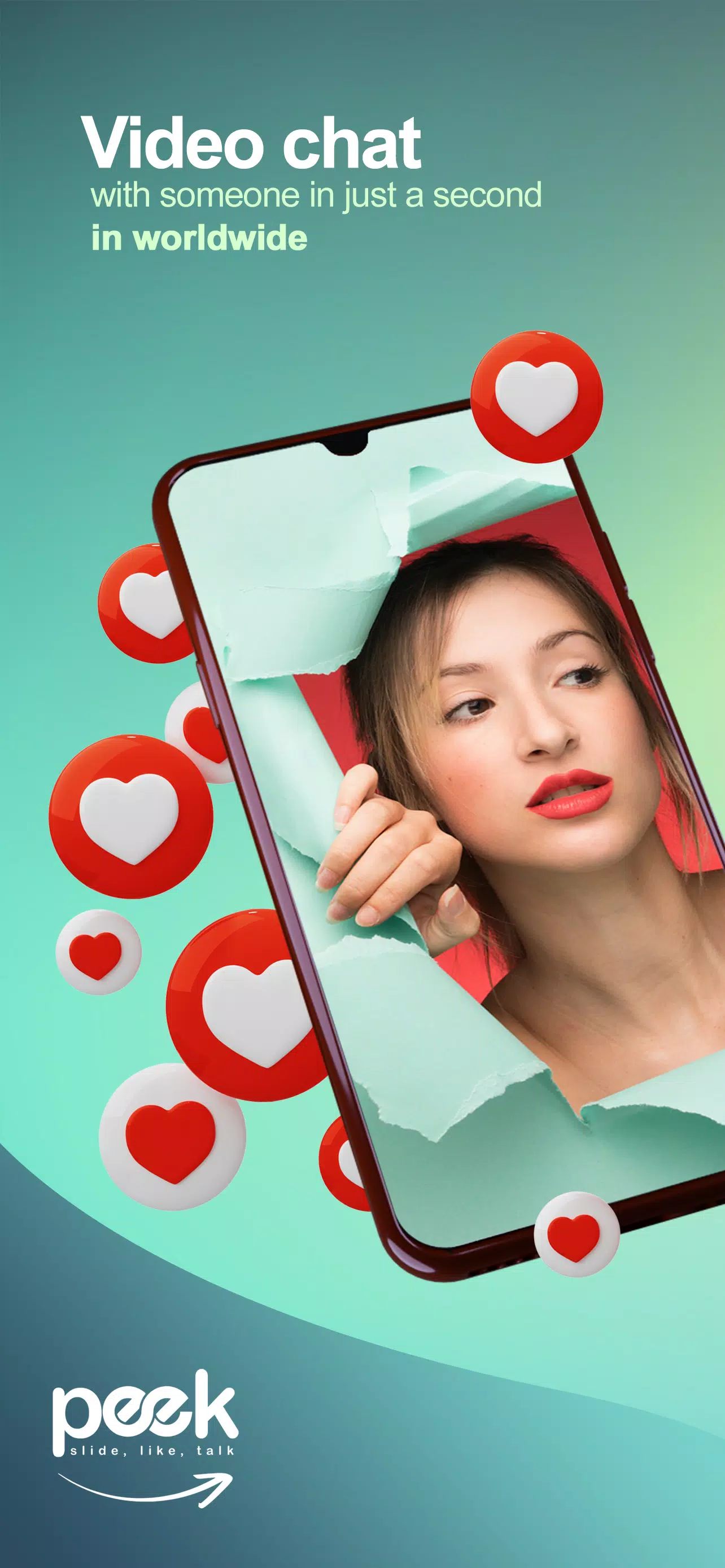 Peek - Live Video Chat Capture d'écran 0