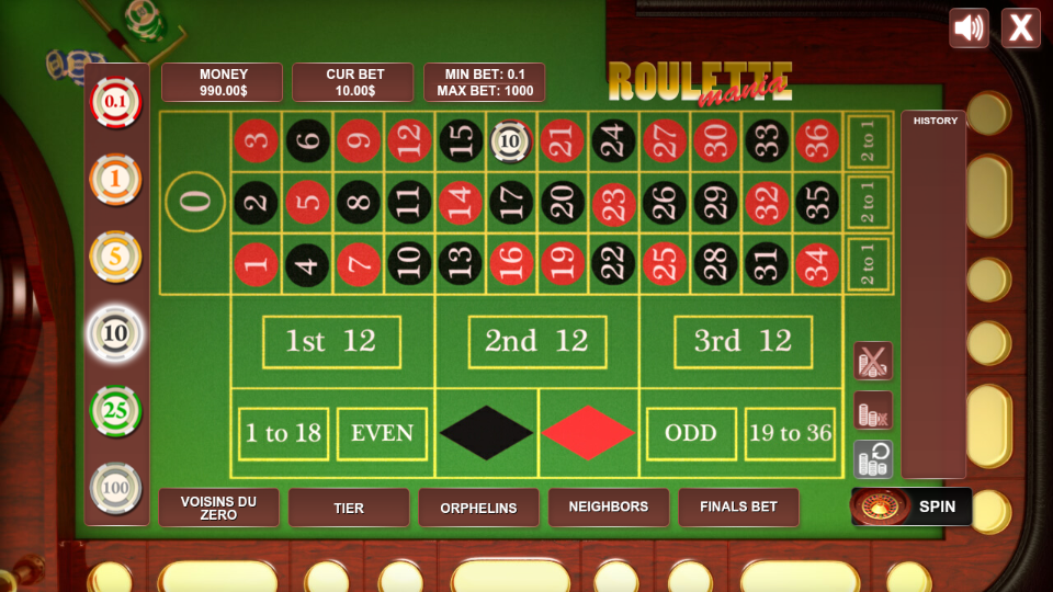 Roulette Mania Zrzut ekranu 1