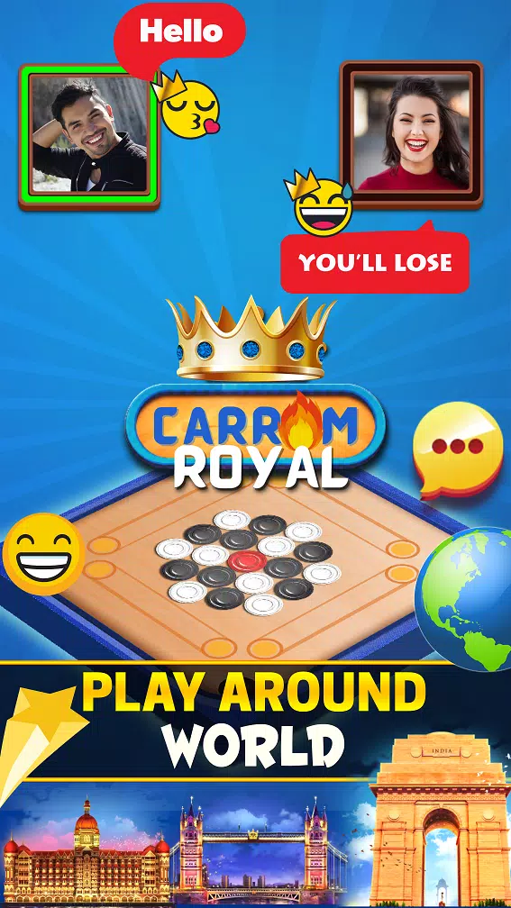 Carrom Royal स्क्रीनशॉट 0
