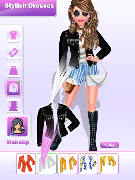 Fashion Makeup: Dress Up Girls Capture d'écran 2