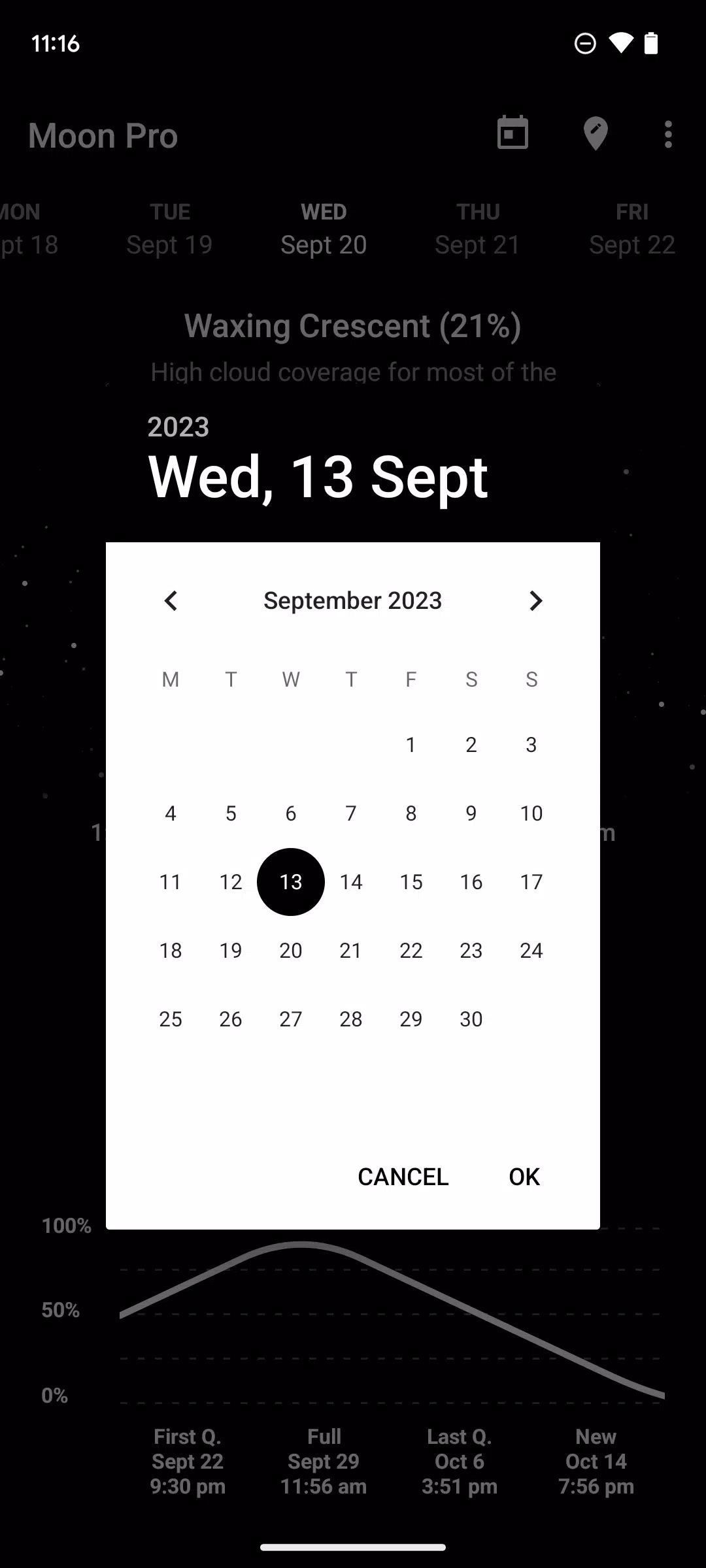 My Moon Phase Tangkapan skrin 2