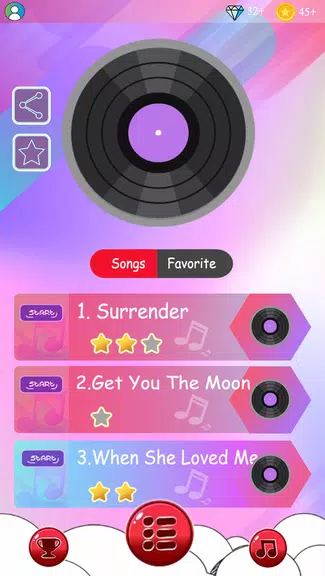 Schermata Toca Piano Tiles Game 0