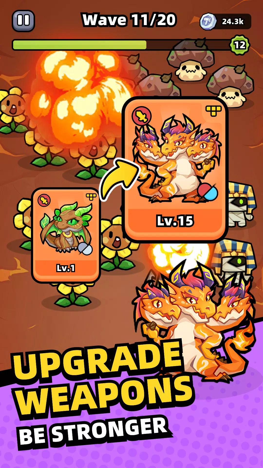 Weapon Master: Backpack Battle Schermafbeelding 2