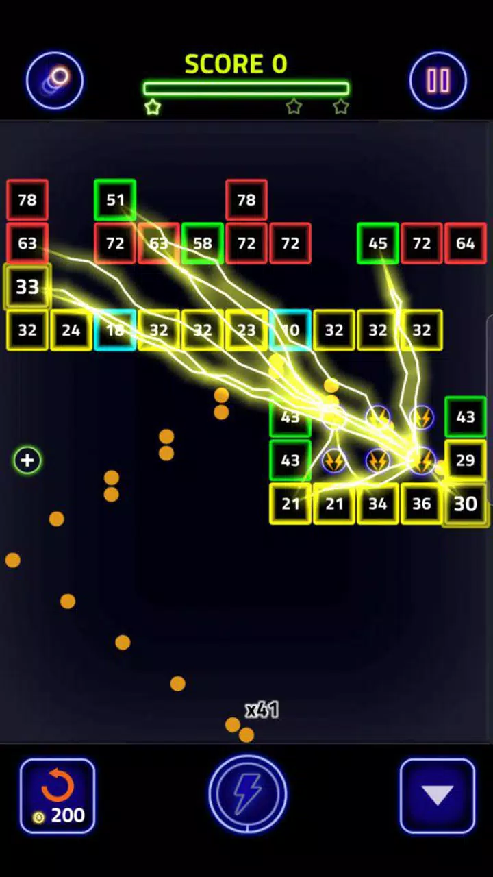 Schermata Brick Breaker Glow 2