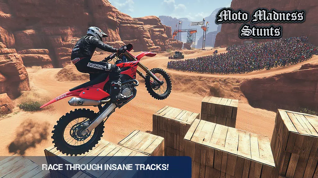 Moto Madness Stunt moto Race Tangkapan skrin 3