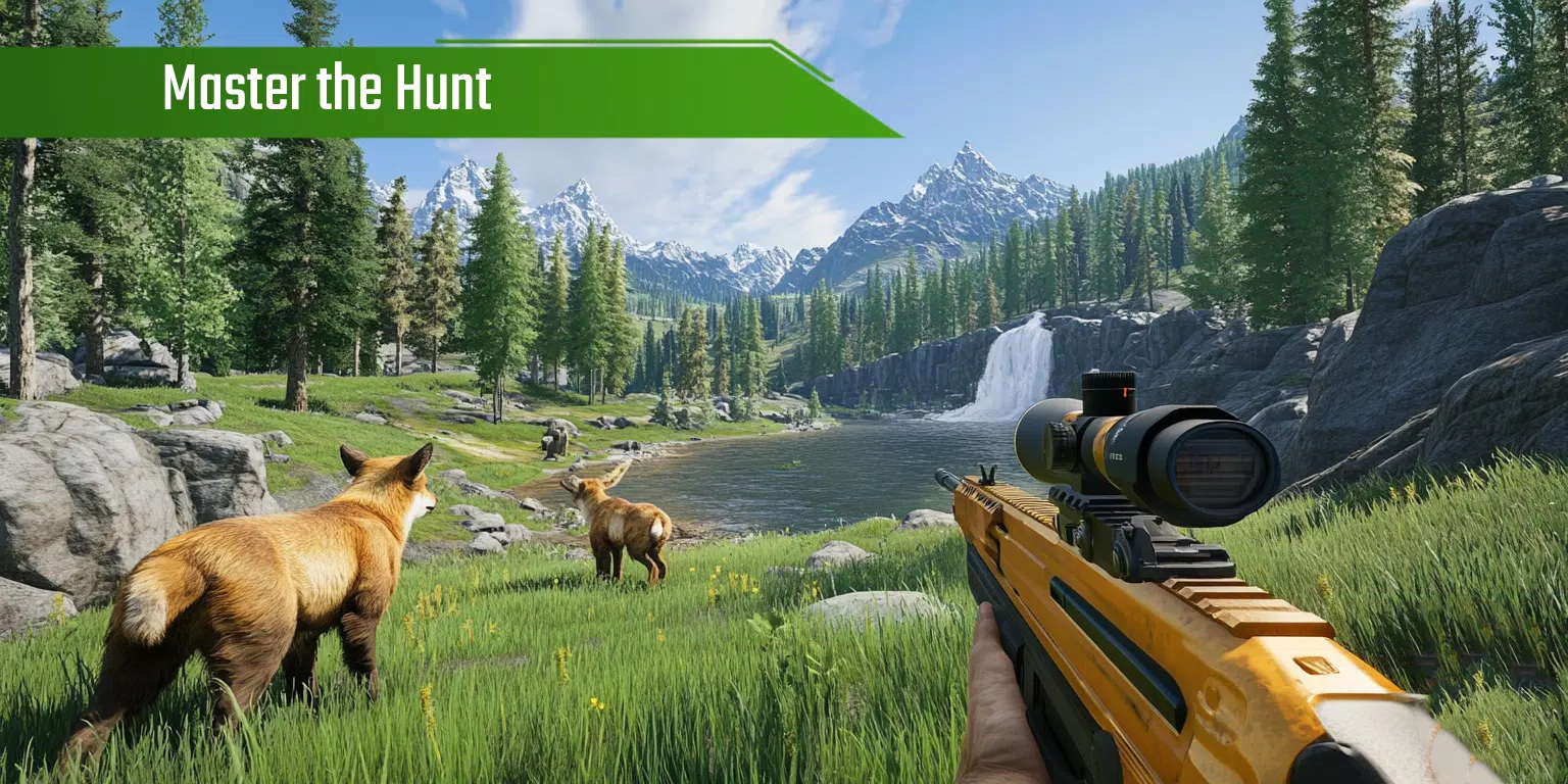 Sniper hunting jungle animals ภาพหน้าจอ 0