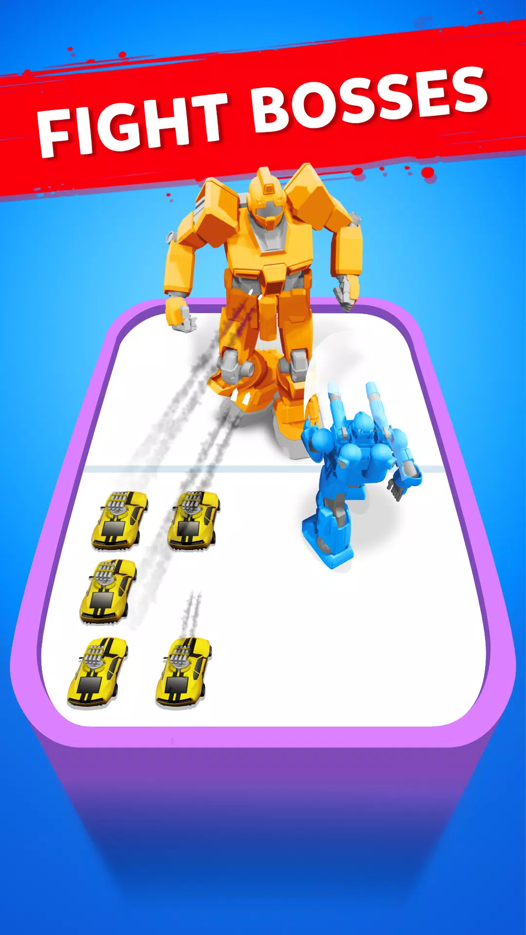 Robot Merge Master: Car Games Captura de pantalla 2