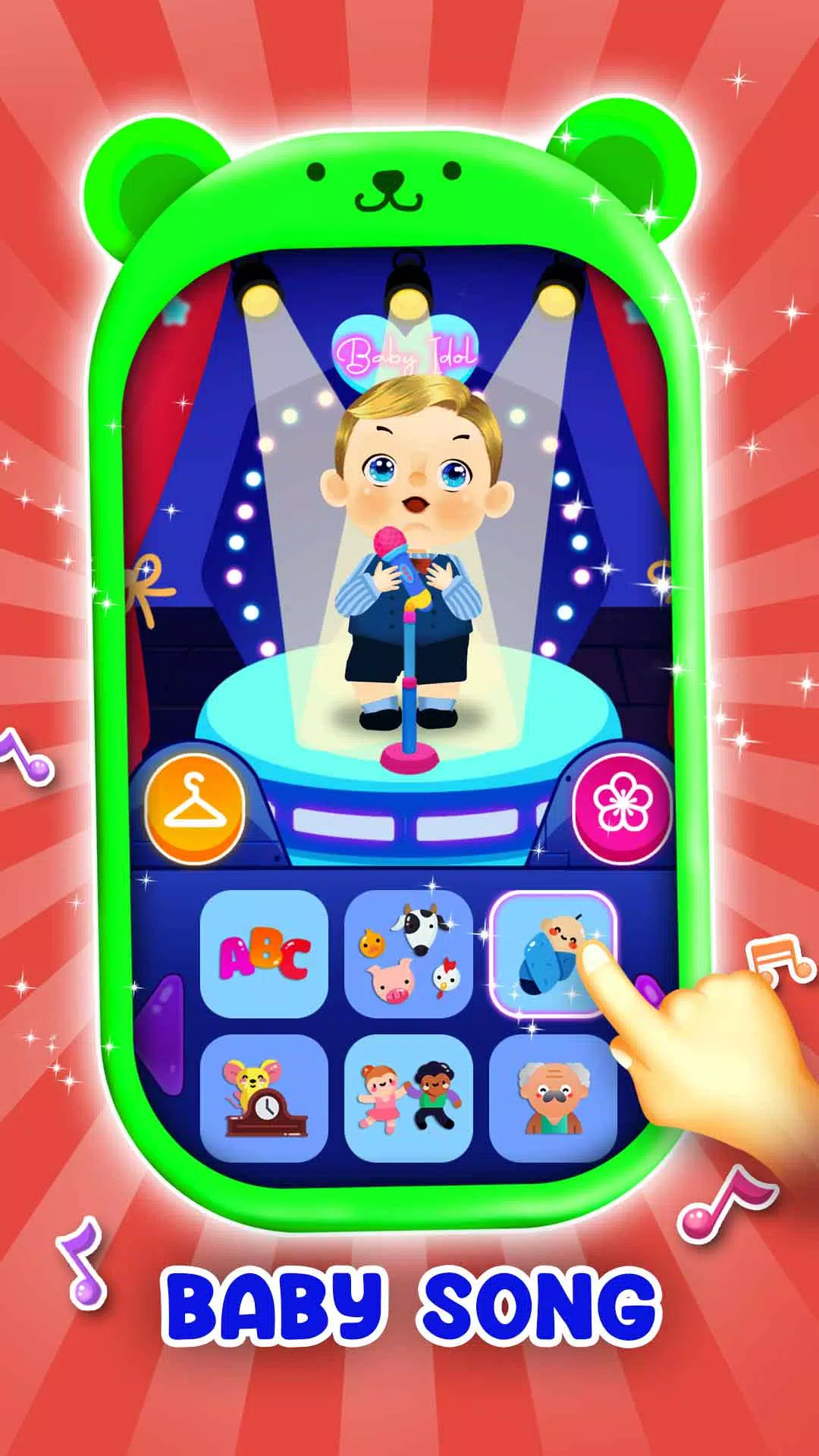 嬰兒電話遊戲 - 2-5歲嬰兒 遊戲 應用截圖第2張