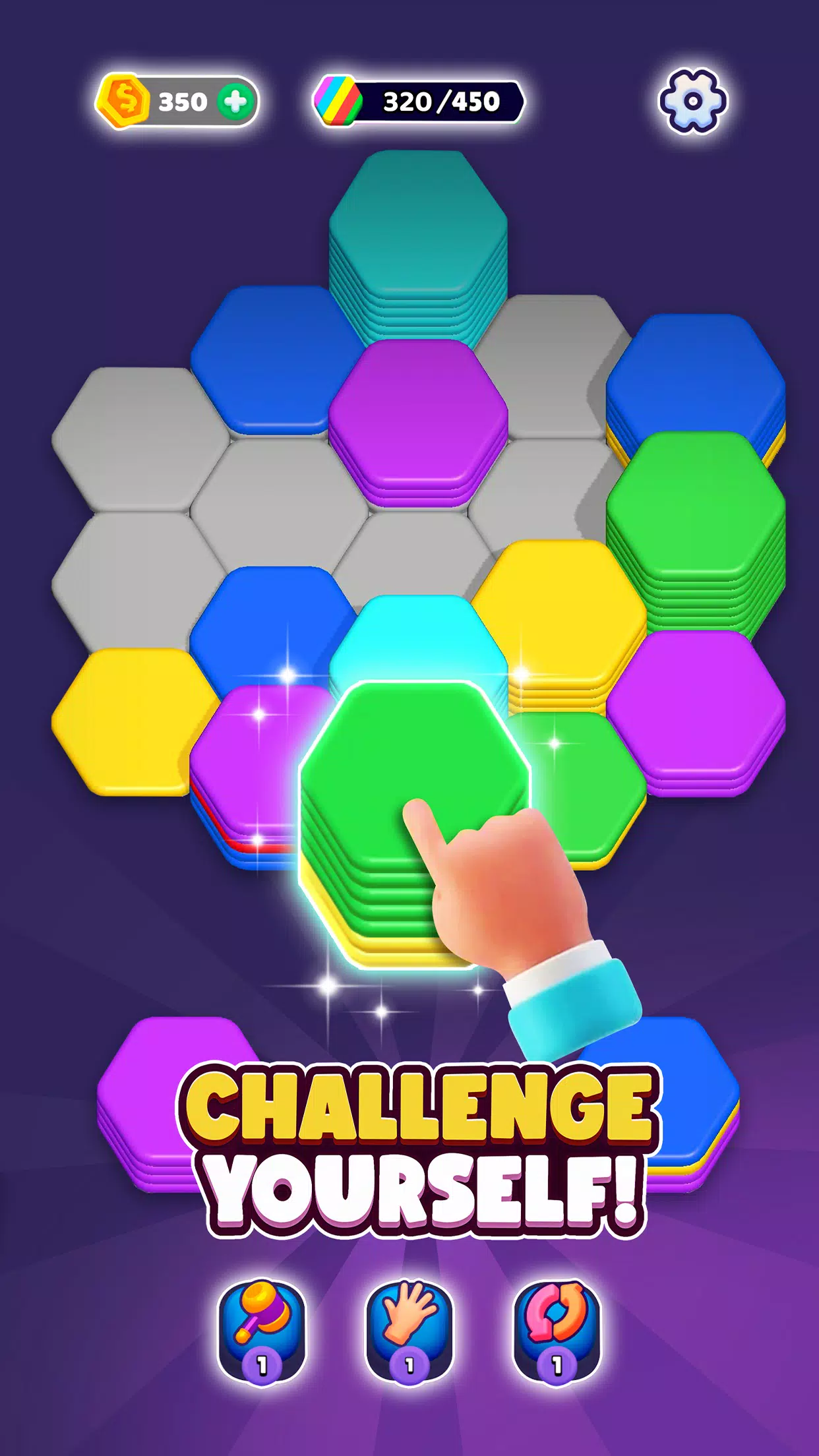 Hexa Sort 스크린샷 3