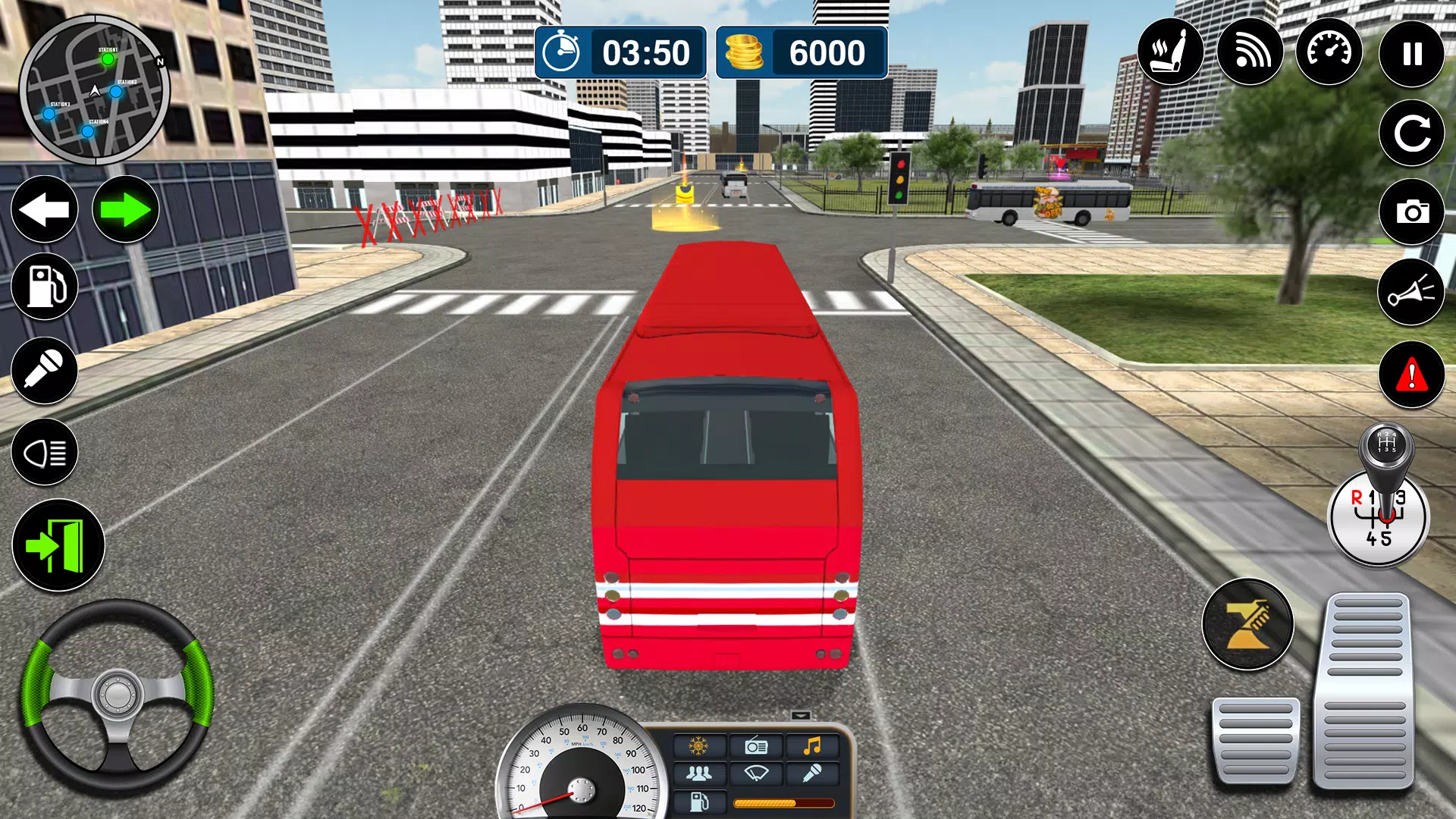 City Bus Steer Challenge स्क्रीनशॉट 2