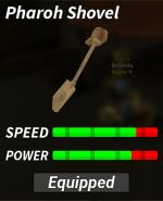 Pharaoh Shovel stats