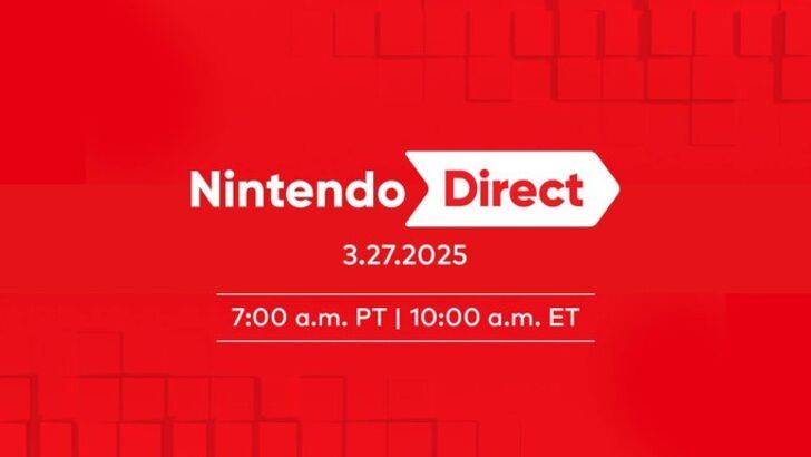 Nintendo Direct設置於2025年3月，Switch 2下週揭示