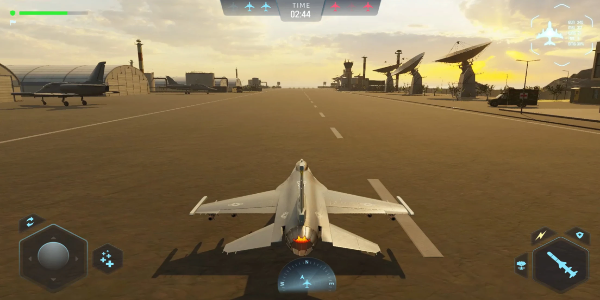 Sky Warriors: Airplane Games Captura de pantalla 1