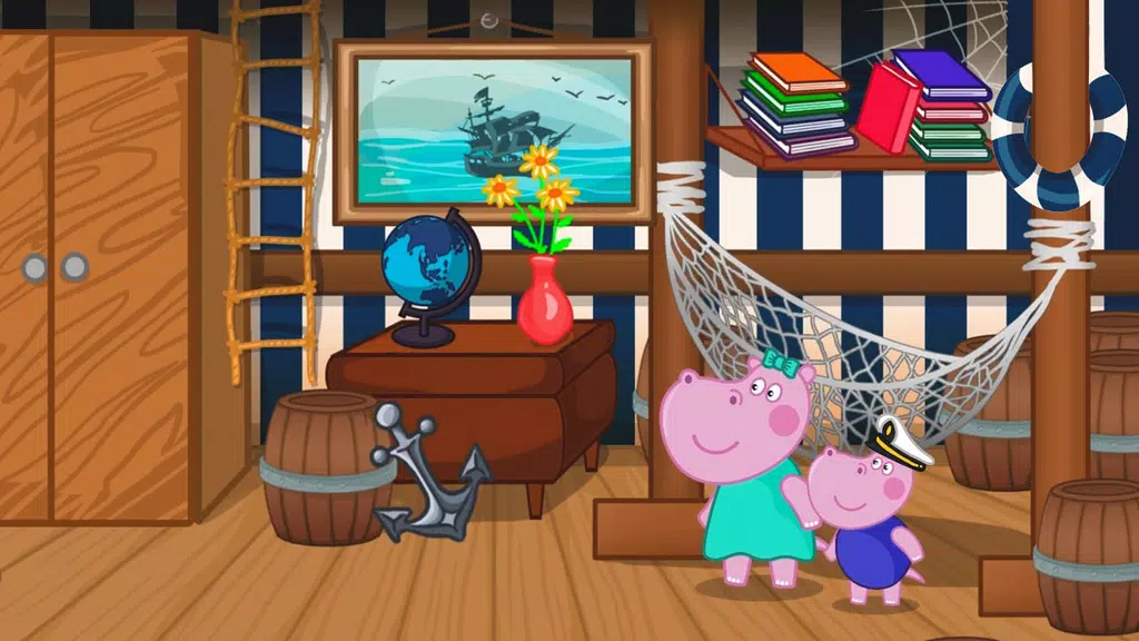 Hippo Adventures: Lighthouse Ekran Görüntüsü 2