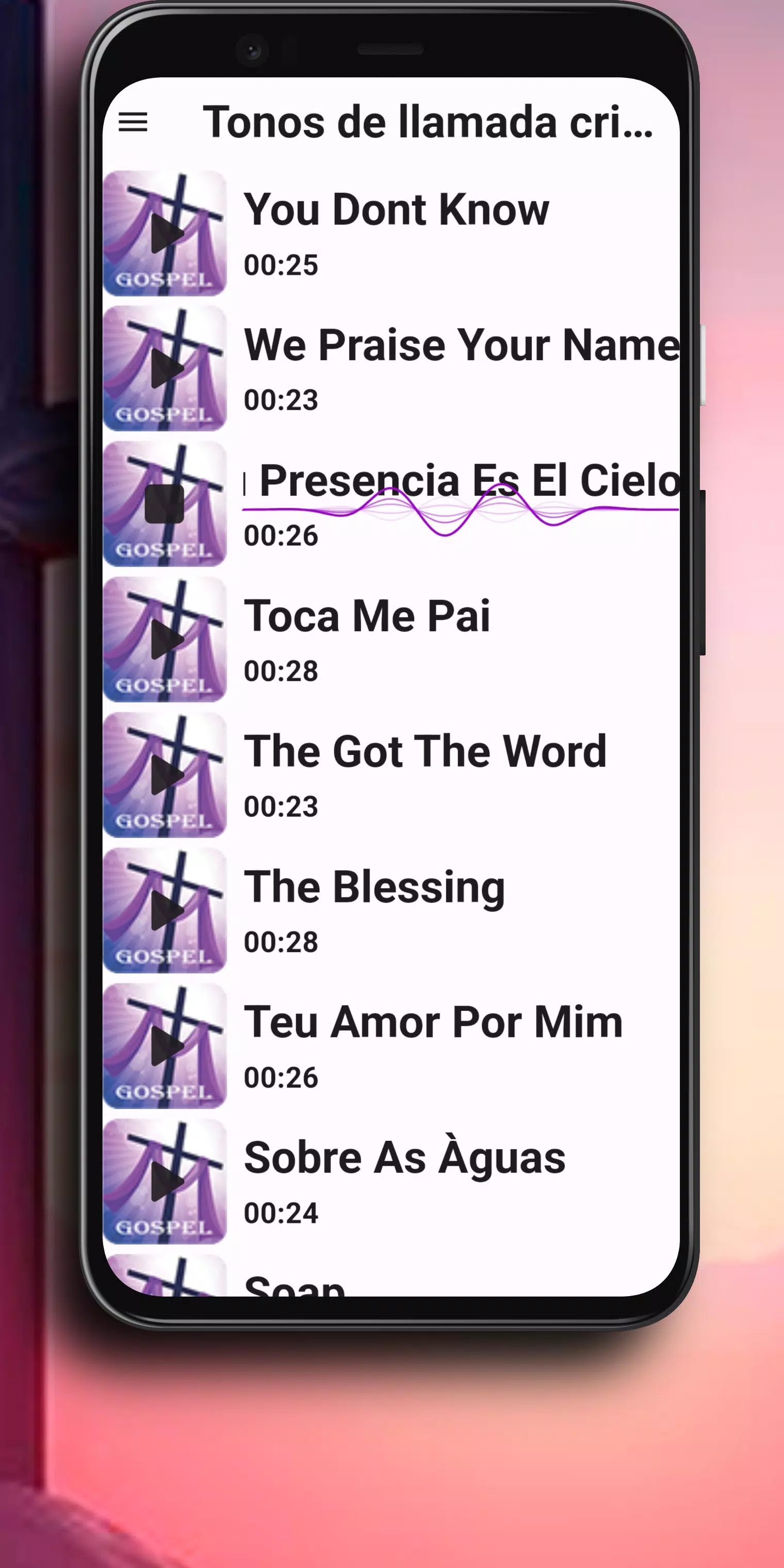 Gospel Ringtones Songs應用截圖第2張