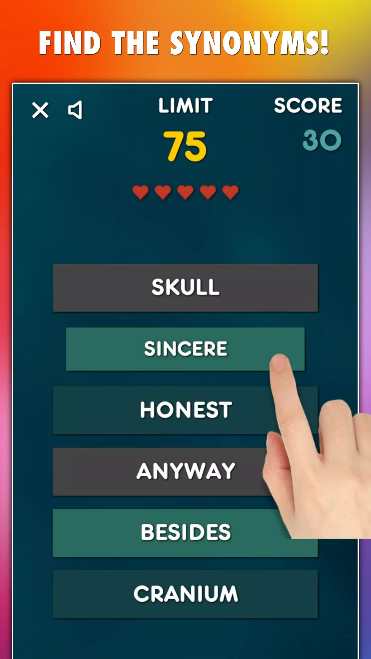 Synonyms Game應用截圖第3張