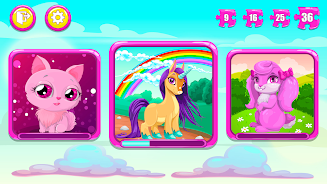 Schermata Kids puzzles for girls 0