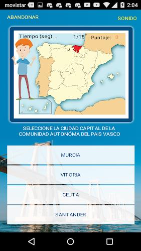 SPAIN - Capital Cities Game應用截圖第2張