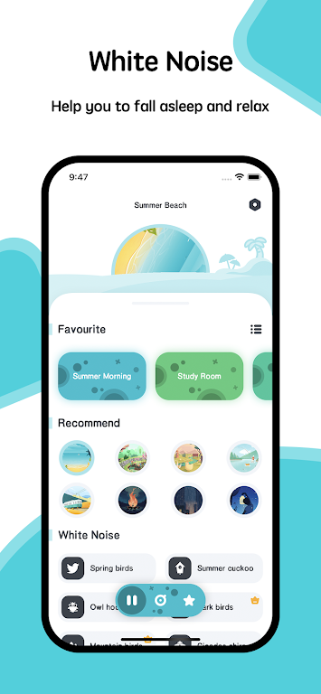 White Noise for Sleep Relax Mod Capture d'écran 0