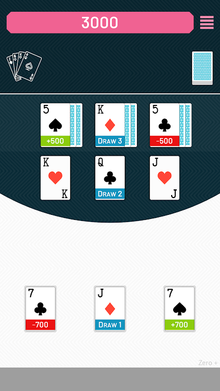 9-Draw: Poker Solitaire Puzzle Capture d'écran 1