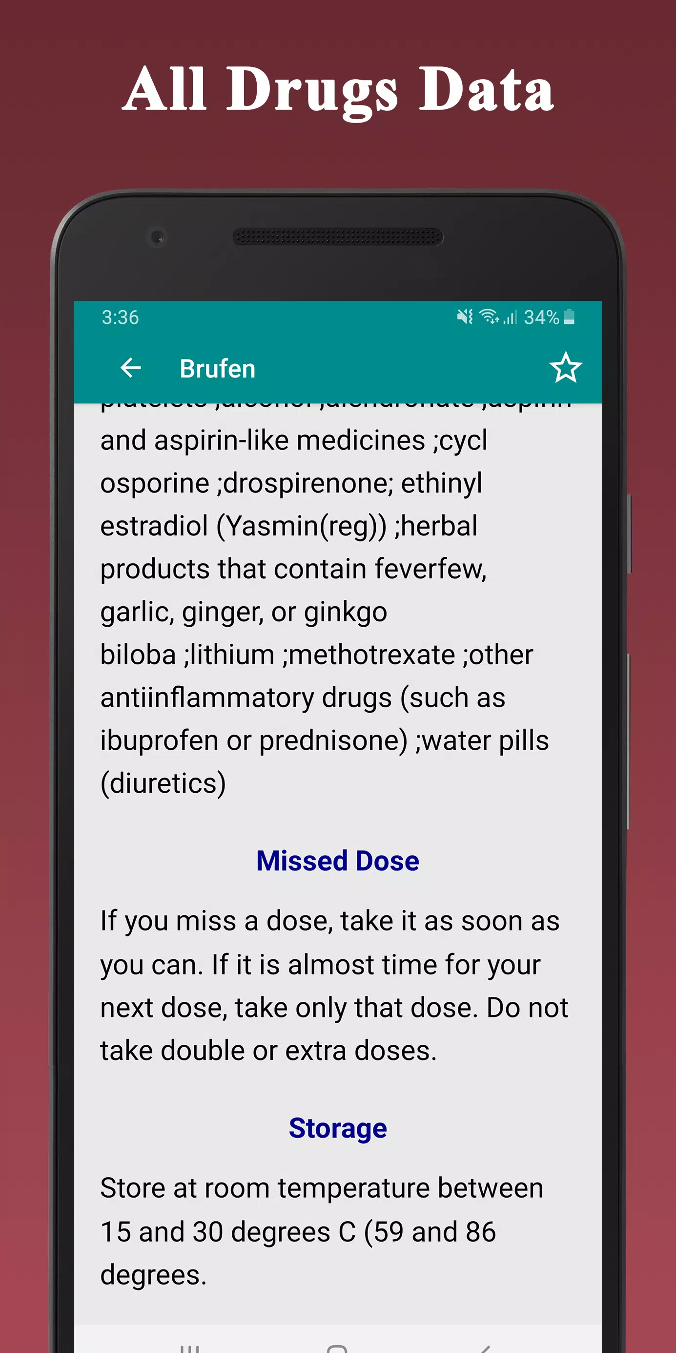 Medical Drugs Dictionary Guide ภาพหน้าจอ 3