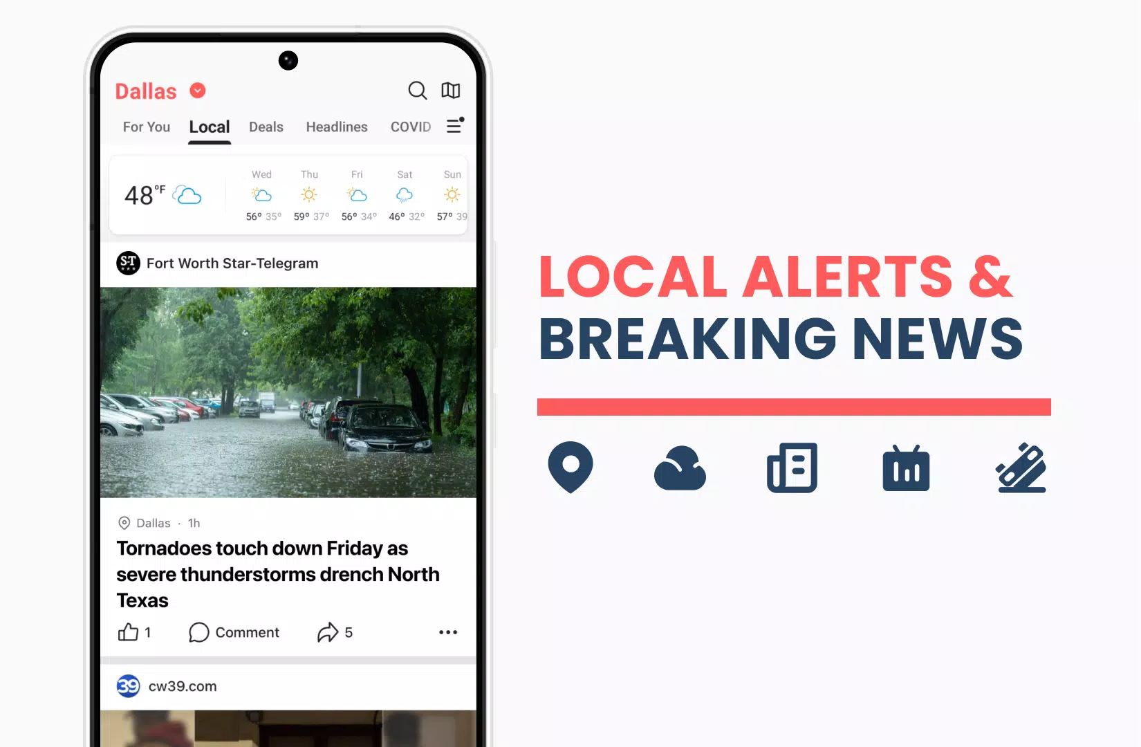 NewsBreak ဖန်သားပြင်ဓာတ်ပုံ 0