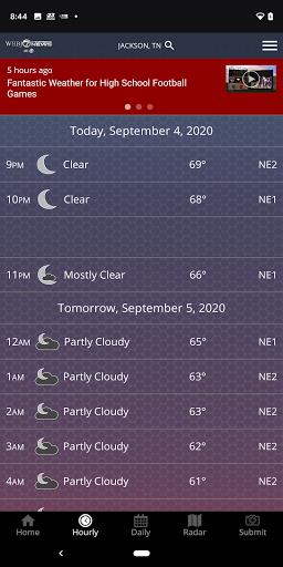 Schermata WBBJ Weather 2