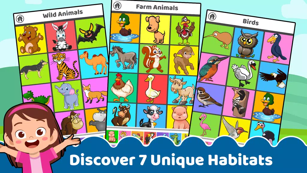 Animals for kids: Color & Draw Zrzut ekranu 3