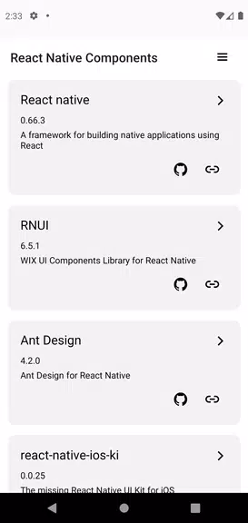 Expo & React Native components Captura de pantalla 0