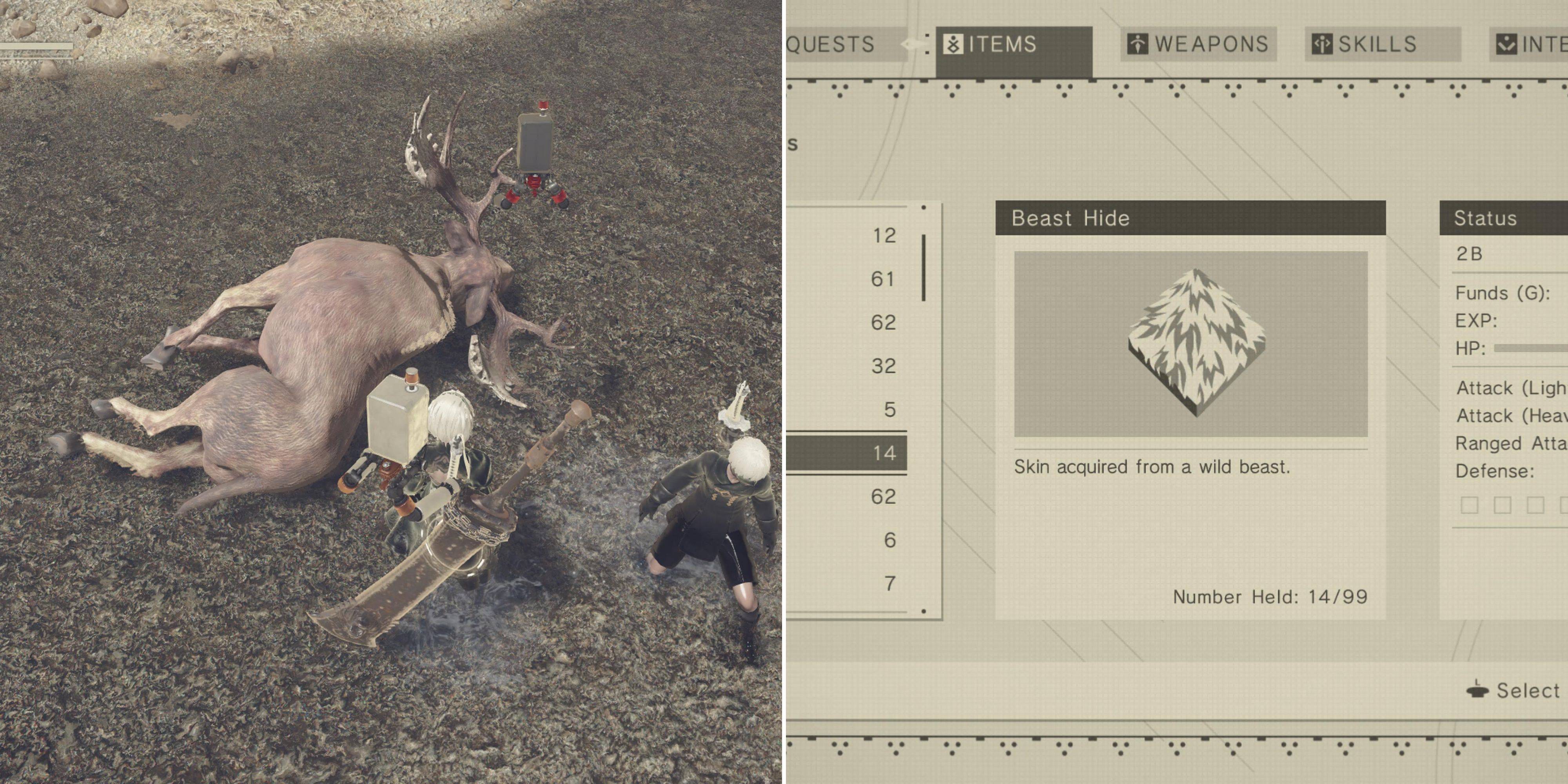 Раскрытие скрытых сокровищ: где найти шкуру зверя в NieR: Automata