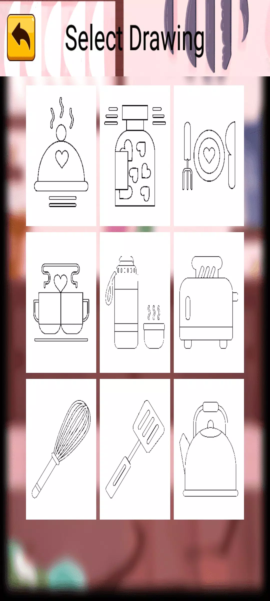 Coloring Kitchen Tools應用截圖第2張