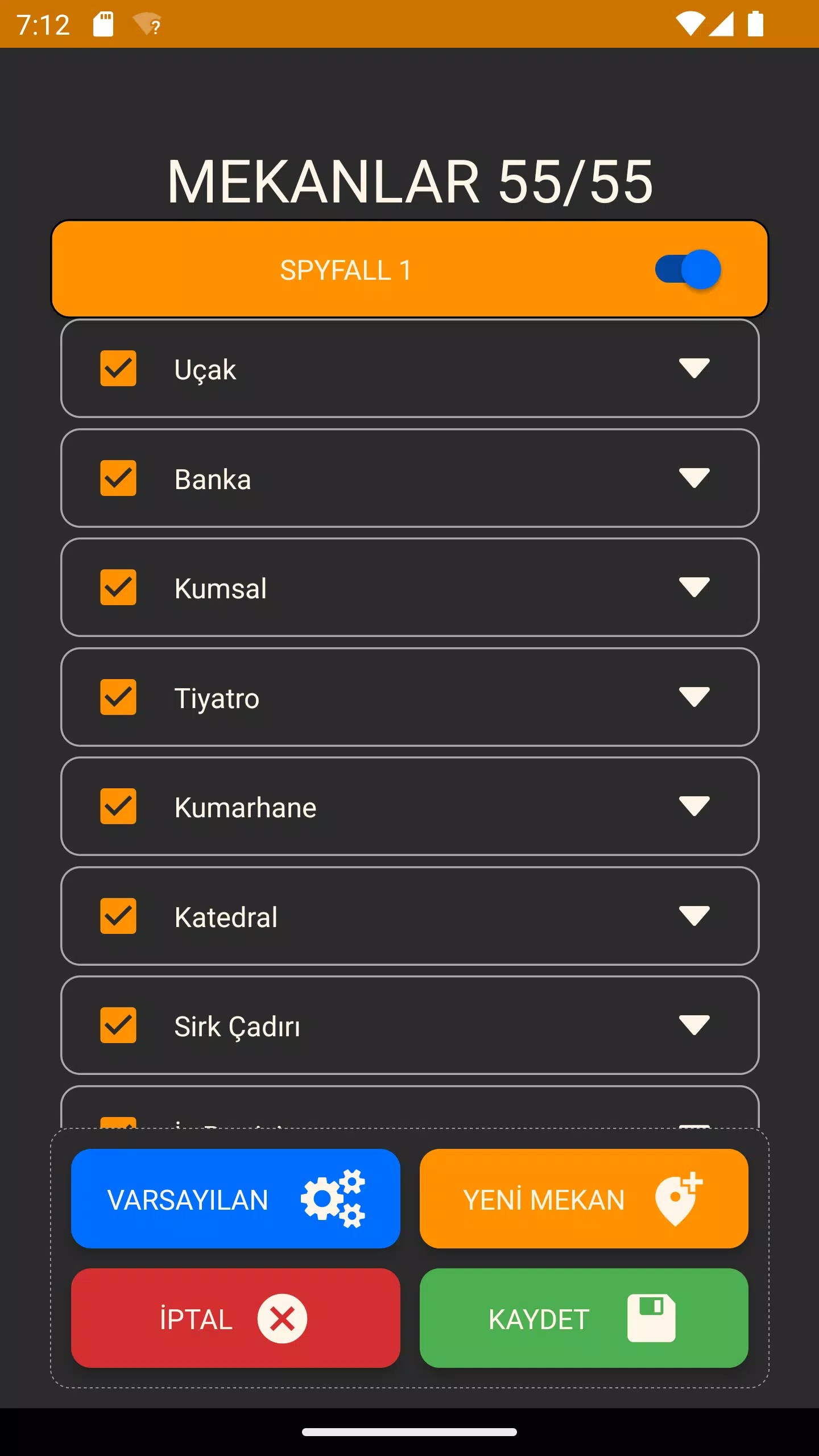 Spyfall Tangkapan skrin 1