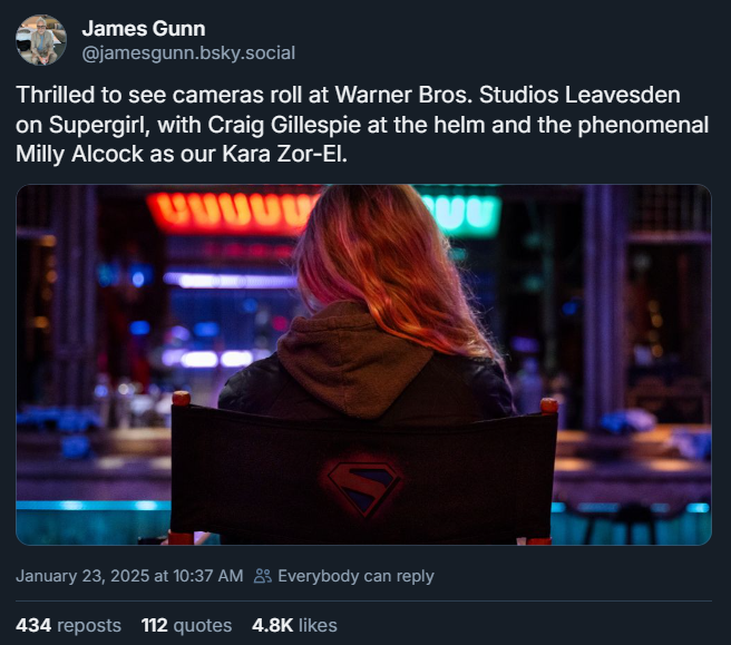 詹姆斯·岡恩（James Gunn）揭幕