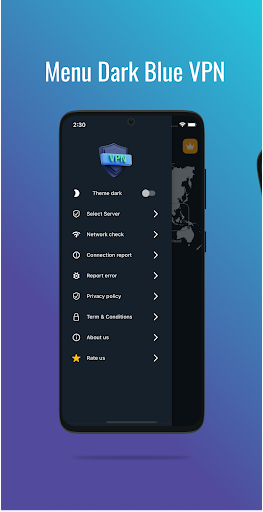 Dark Blue VPN - Fast & Secure应用截图第3张