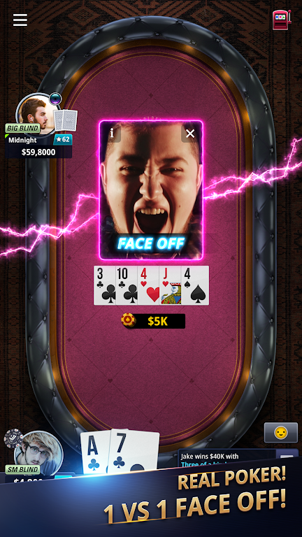 B17 Poker - Texas Hold'em, Live cam poker ဖန်သားပြင်ဓာတ်ပုံ 0