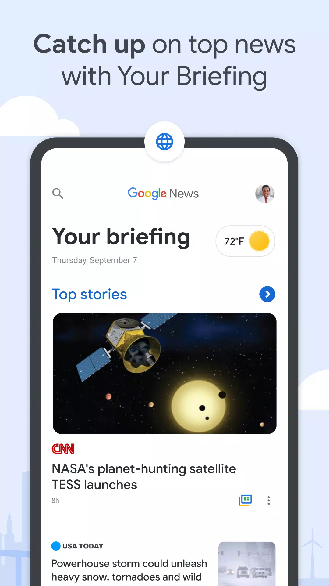 Google News ဖန်သားပြင်ဓာတ်ပုံ 0