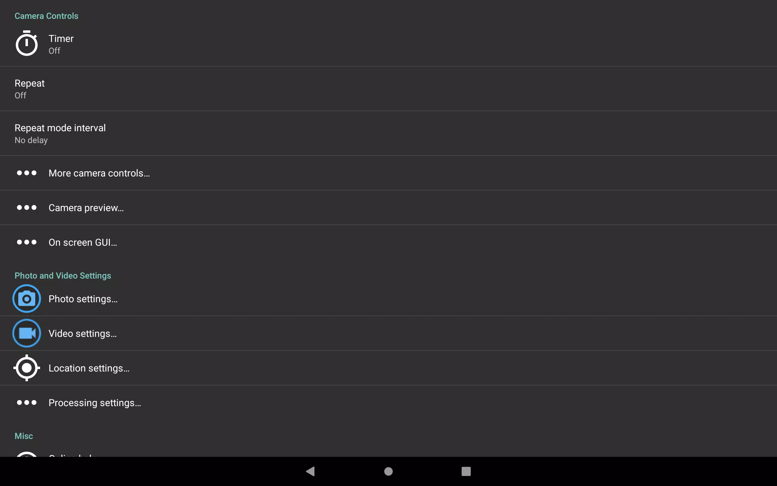 Open Camera ภาพหน้าจอ 3