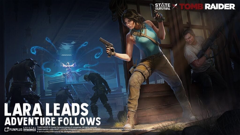 古墓丽影的拉拉·克罗夫特（Lara Croft)加入了生存状态