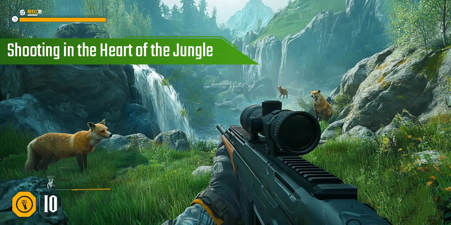 Sniper hunting jungle animals ภาพหน้าจอ 1