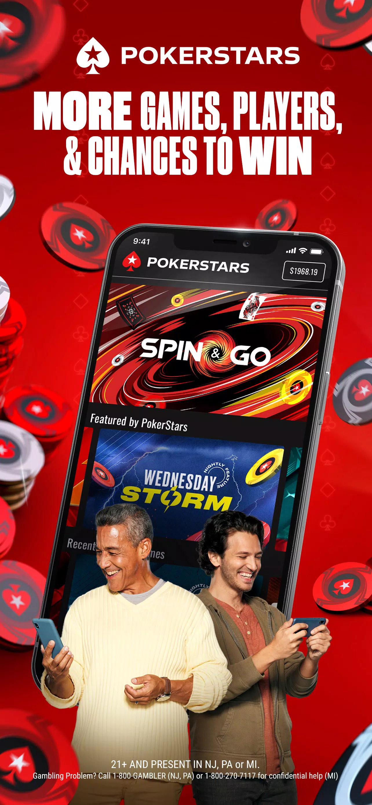 PokerStars Poker Real Money Tangkapan skrin 1