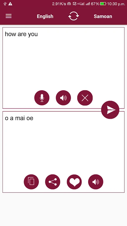 Samoan - English Translator Captura de pantalla 2