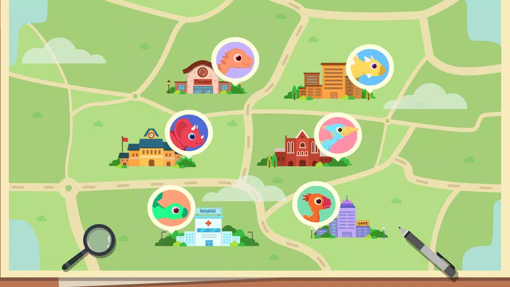 Dinosaur Police:Games for kids Capture d'écran 1