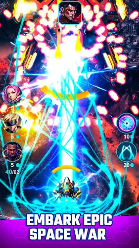 Star Thunder: Space Shooter Tangkapan skrin 0