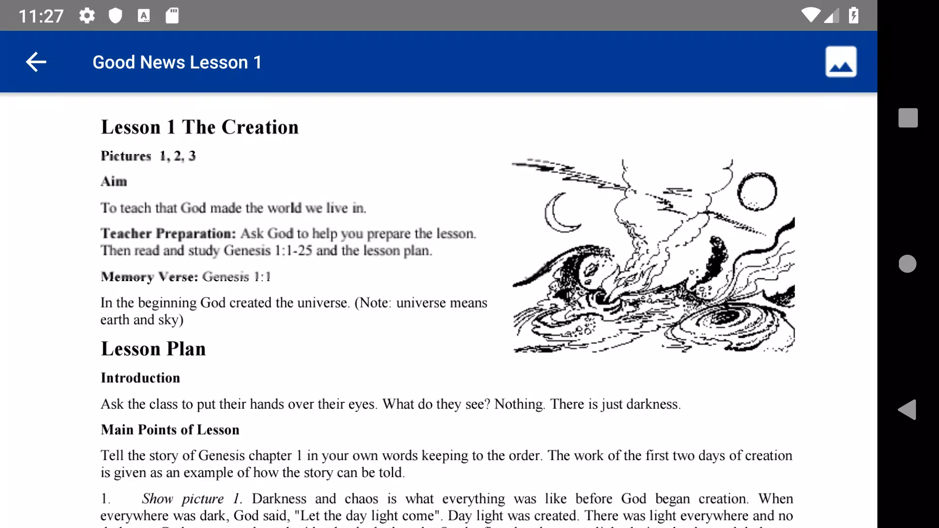 Sunday School Lessons Tangkapan skrin 2