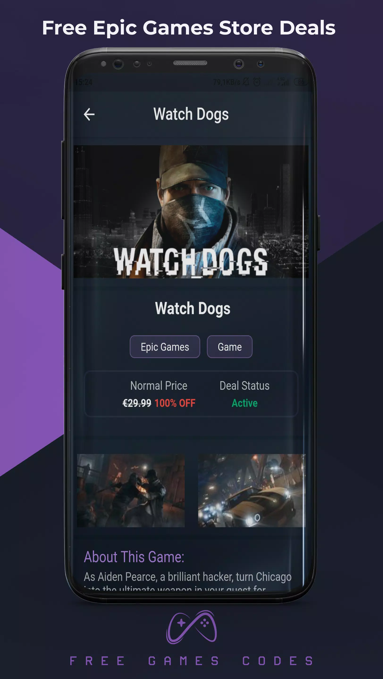 PC Games Alerts on Steam, Epic ဖန်သားပြင်ဓာတ်ပုံ 1