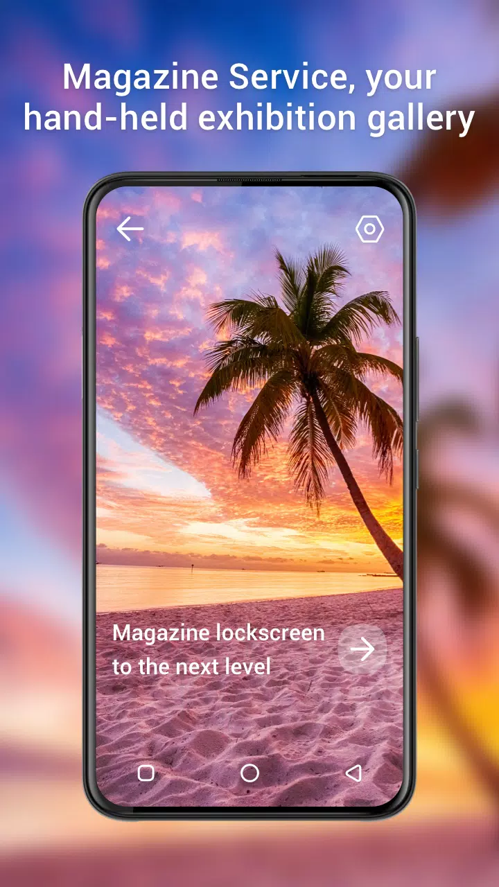 Magazine Lockscreen XOS ဖန်သားပြင်ဓာတ်ပုံ 0