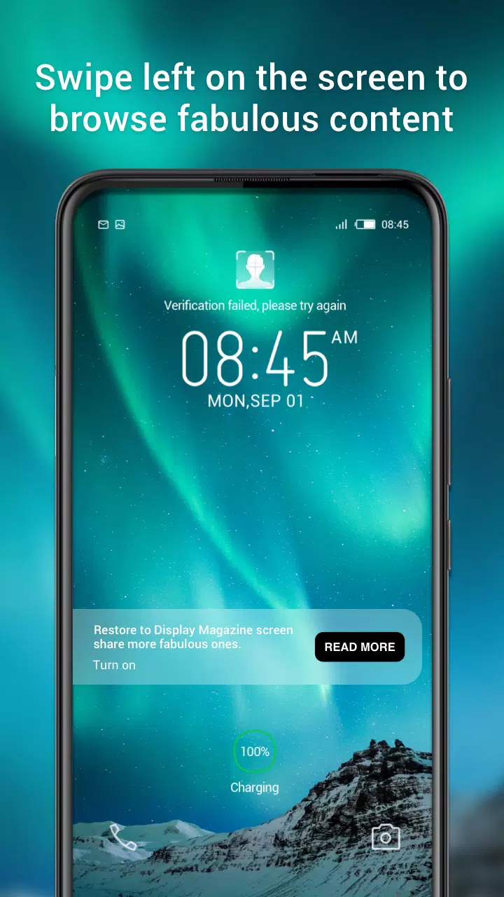 Magazine Lockscreen XOS ဖန်သားပြင်ဓာတ်ပုံ 3